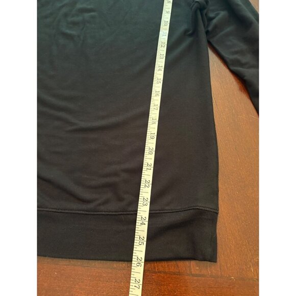 Athleta Studio Zip Boatneck Casual Top Zip Shoulder Details Size Small Tall - Picture 11 of 14